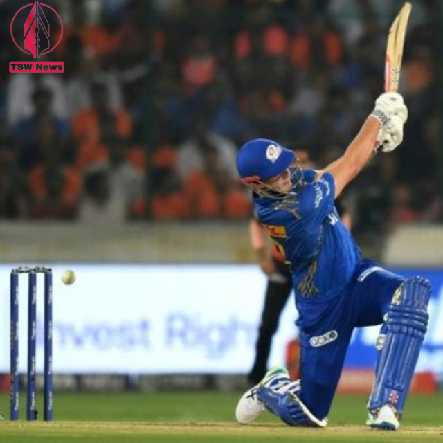 Cameron Green hit his maiden half-century in the Indian Premier League
