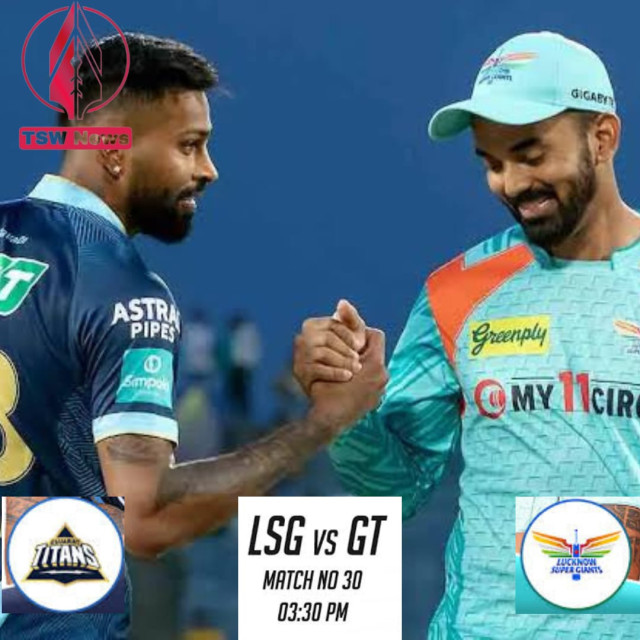 LSG and GT will compete in the 30th game of the IPL 2023 season at the Bharat Ratna Shri Atal Bihari Vajpayee Ekana Cricket Stadium in Lucknow.