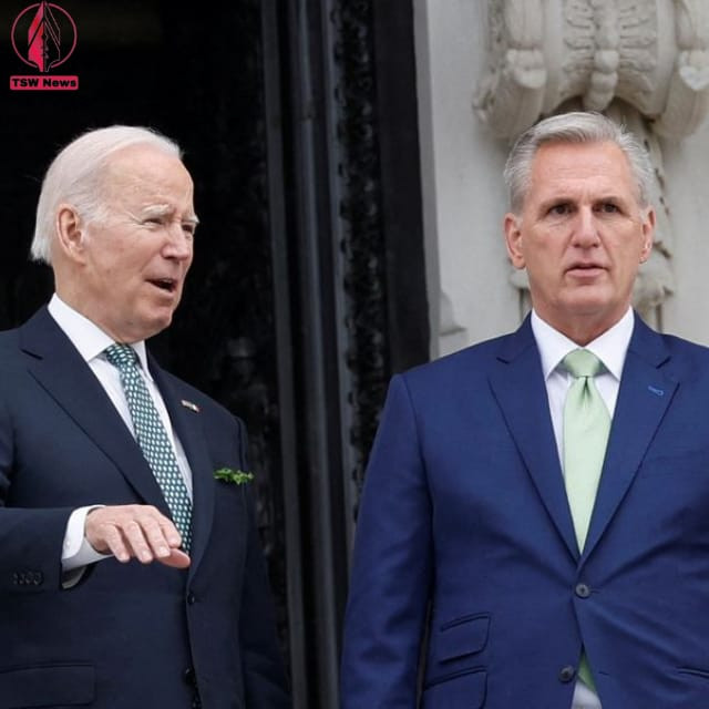 Political Powerhouses Unite: Biden, McCarthy, and Other Key Players Meet to Tackle Debt Limit Crisis