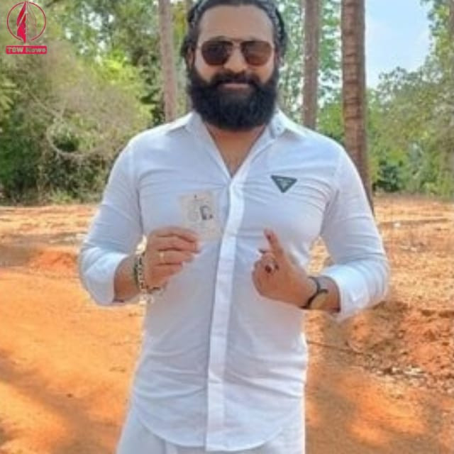 On the day of the Karnataka assembly election 2023, Rishab Shetty, the multi-talented actor and filmmaker, was spotted outside a polling booth in Udupi.