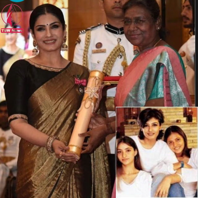 Raveena Tandon is truly embracing an incredible life filled with joy and accomplishments. Not long ago, she was honored with the esteemed Padma Shri award, acknowledging her remarkable
