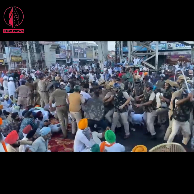 Laathicharge by Police