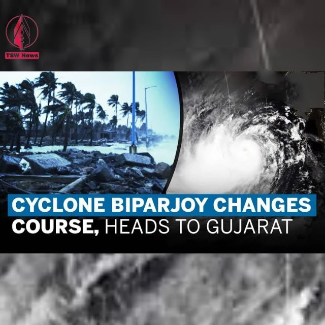 Cyclone Biparjoy intensifies as Gujarat braces for its impact.
