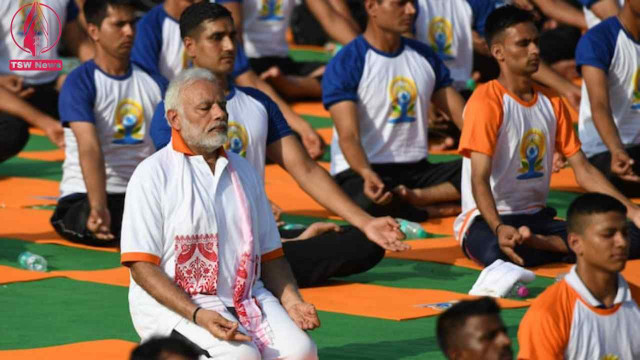 PM Modi will lead the ninth annual International Yoga Day celebrations. (File photo: AFP)
