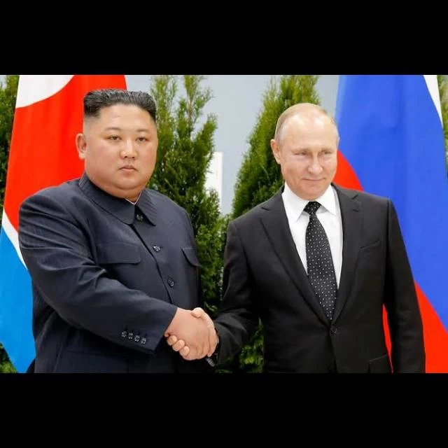 Vladimir Putin and Kim Jong