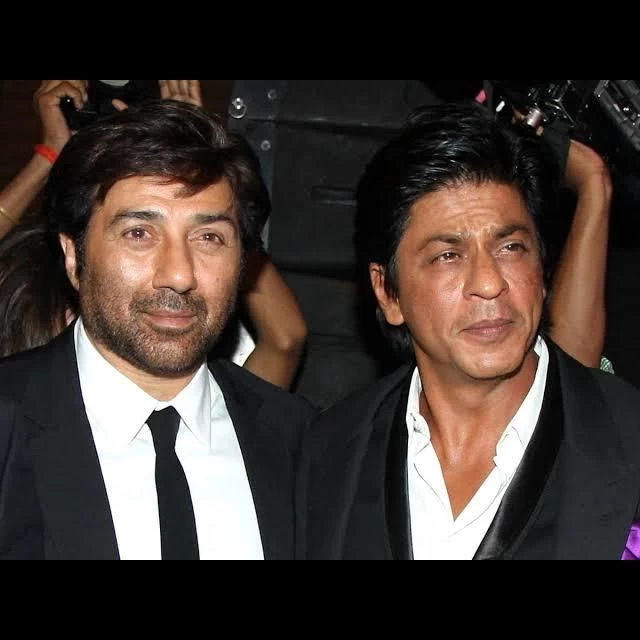 Sunny Deol and Shah Rukh Khan