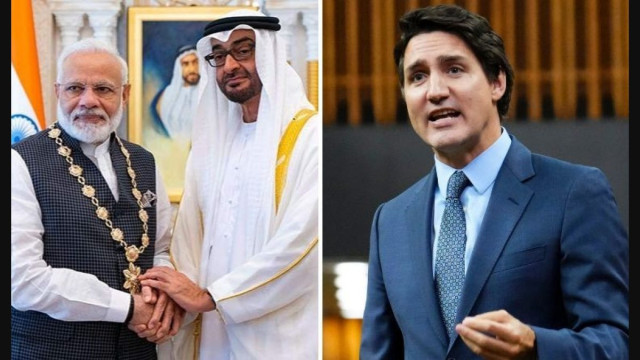 Trudeau and UAE President bin Zayed Discuss Diplomatic Conflict With India.