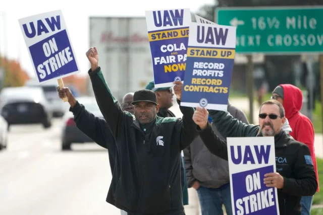 Auto Workers Strike Halts Stellantis Plant, 41,000 Employees Picket for Fair Offers