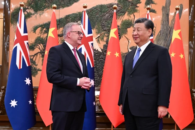 Australian Prime Minister Albanese strongly criticizes China following a hazardous clash between warships that resulted in a diver's injury.