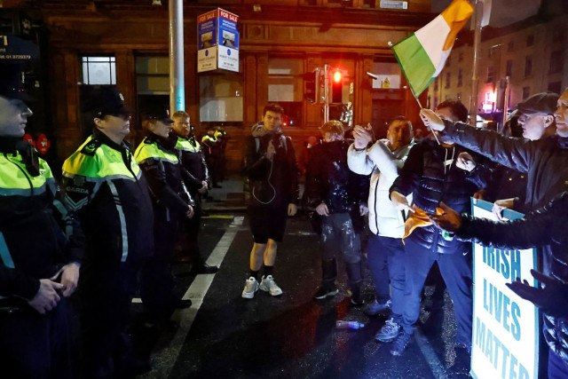 Dublin Unrest: Clashes Between Protesters and Police Post School Knife Attack