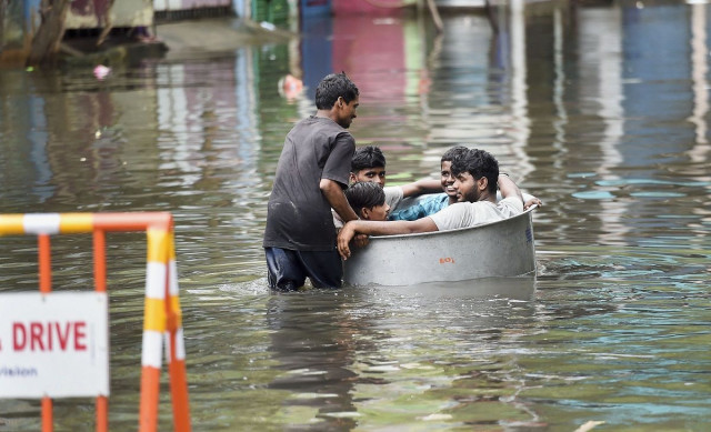 Heavy Rains Batter Chennai, Caution Extended to Over 10 Other Districts in Tamil Nadu
