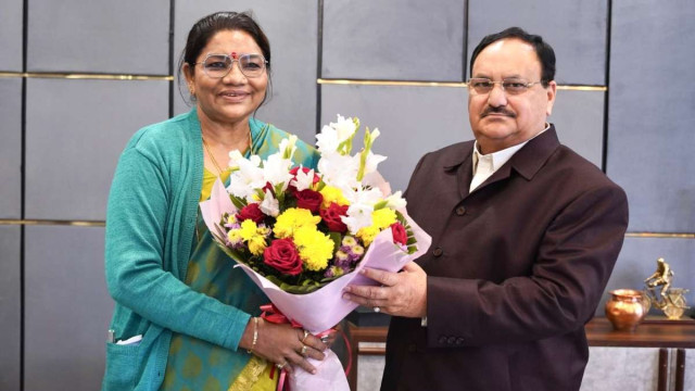 BJP's Chhattisgarh Chess: Renuka Singh Meets Nadda Amidst Chief Minister Contender Speculations