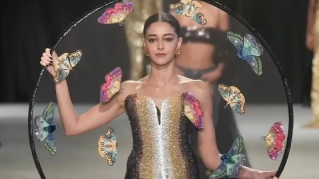 Ananya Panday Takes Center Stage at Paris Haute Couture Week in Rahul Mishra's Elegant Creation