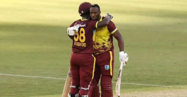 Andre Russell and Sherfane Rutherford smash records, propel West Indies to highest T20I total against Australia