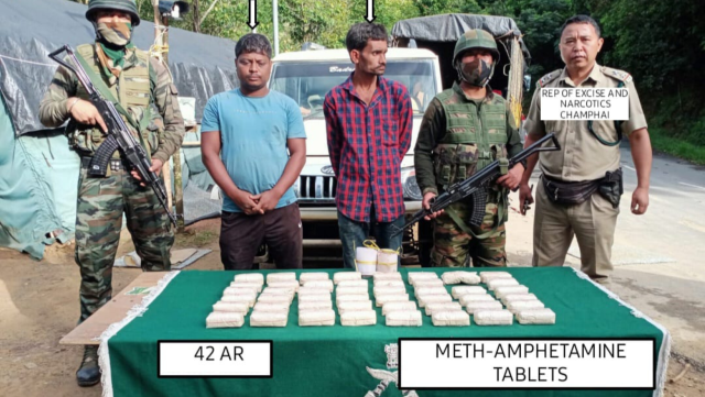 Border Drug Bust: Myanmar Nationals Apprehended in Mizoram Methamphetamine Seizure