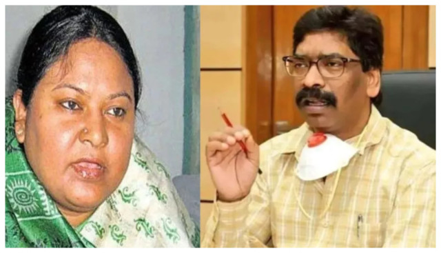 Ahead of the 2024 Lok Sabha Elections, Sita Soren, Hemant Soren's sister-in-law, resigns from JMM