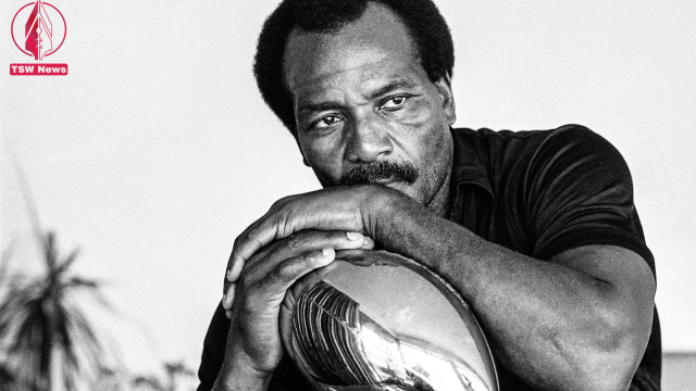 Jim Brown in his home, on Sept. 19, 1984, Los Angeles.