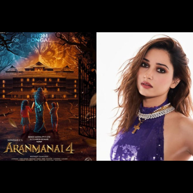 Actress Tamannaah Bhatia shares a chilling first look poster for 'Aranmanai 4,' promising an exciting Pongal 2024 release.