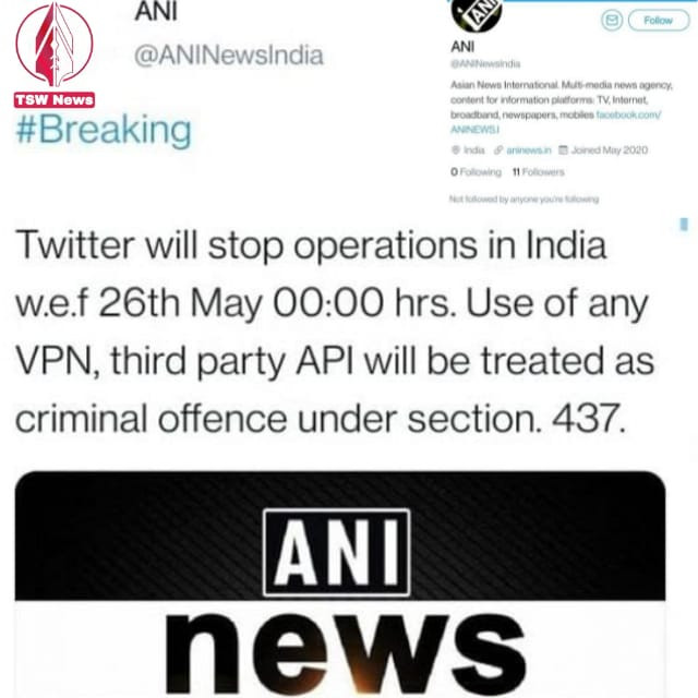 The suspension of ANI's account is a reminder of the challenges social media platforms face in ensuring that their platforms are free from misinformation and fake news.