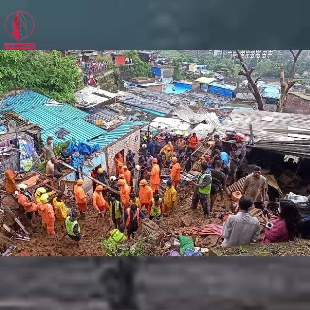 Continuous heavy rains wreak havoc in Mumbai and Maharashtra, causing landslides, disruptions in train services, and loss of lives. Stay updated on the latest developments.