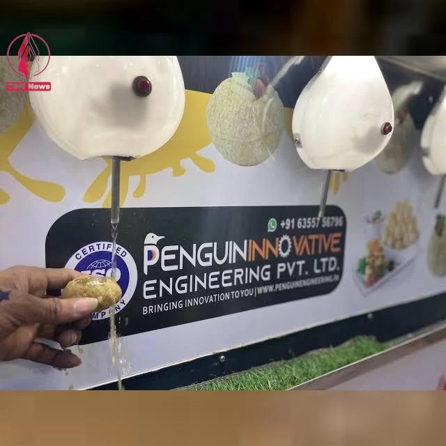 A revolutionary way to make and serve Pani Puri by ensuring hygiene with Pani Puri ATM.