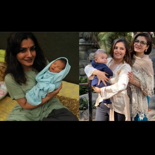 Actor Raveena Tandon's adorable birthday wish for grandson Rudra melts hearts. See the heartwarming pictures and messages.