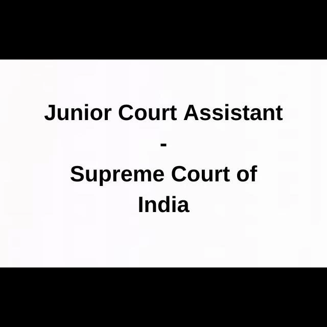 Junior Court Assistant