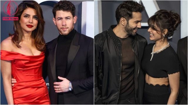 - Nick Jonas Swoons Over Priyanka Chopra's Red Dress, Varun Dhawan, and Samantha Ruth Prabhu Stun in Black 'Citadel' Premiere in London 