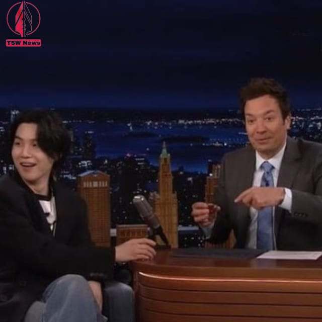 During an appearance on The Tonight Show Starring Jimmy Fallon, Suga, a member of the popular South Korean boy band BTS, made his solo debut and discussed his latest album D-Day.