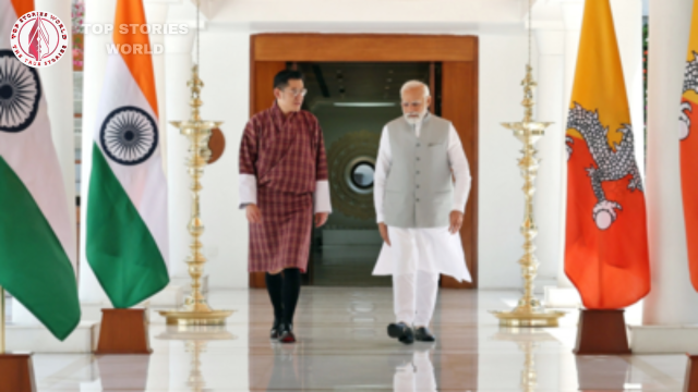 Indian PM Modi and Bhutanese King