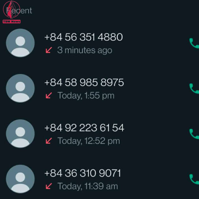 A large number of WhatsApp users have reported spam calls from phone numbers with country codes of Indonesia, Kenya, Vietnam, Ethiopia, Malaysia, and a few other countries.