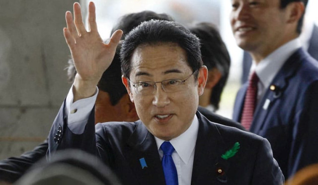 Japanese Prime Minister Fumio Kishida was giving a speech in Wakayama