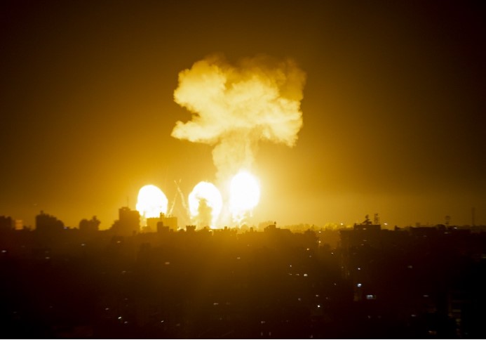 Israeli Warplanes strike Gaza