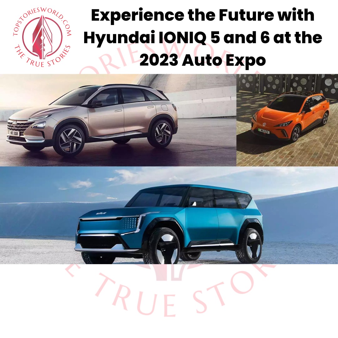 Hyundai IONIQ 5 and 6 at the 2023 Auto Expo