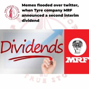 MRF gets Trolled for Offering Dividend 