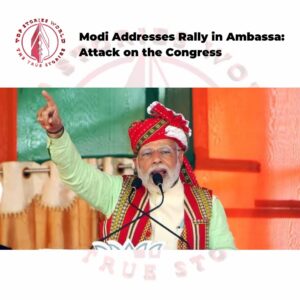 Modi Addresses Rally in Ambassa