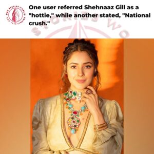 One user referred Shehnaaz Gill as a "hottie," while another stated, "National crush."
