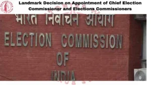 Appointment of Chief Election Commissioner