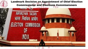 Appointment of Chief Election Commissioner